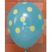 Tosca - Lemon Yellow Polkadots Printed Balloons